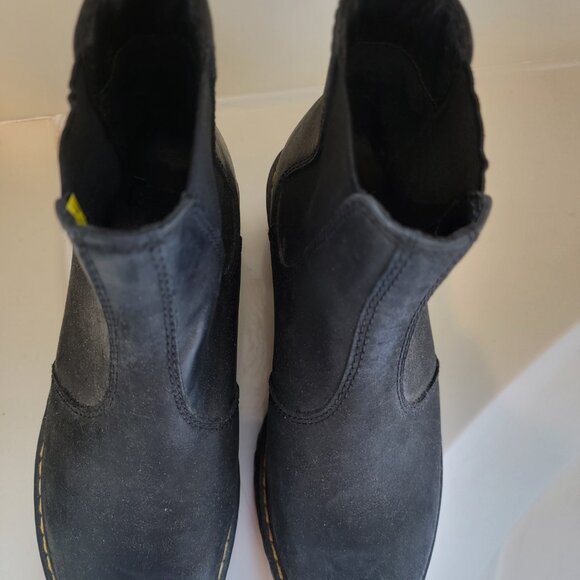 Dr. Marten Black Chelsea Quad platform boots womens EU 36/ US 5 - Picture 6 of 6